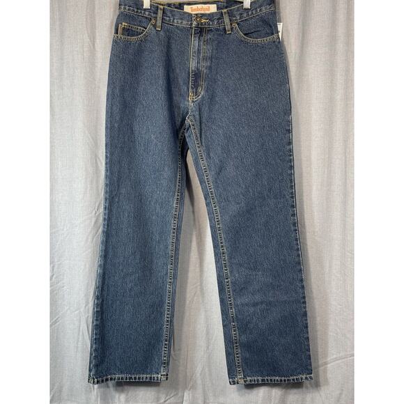 Timberland Jeans Mens 31x30‎ Mid Rise Kittery Classic Denim Cotton Vintage NWT - Picture 1 of 8